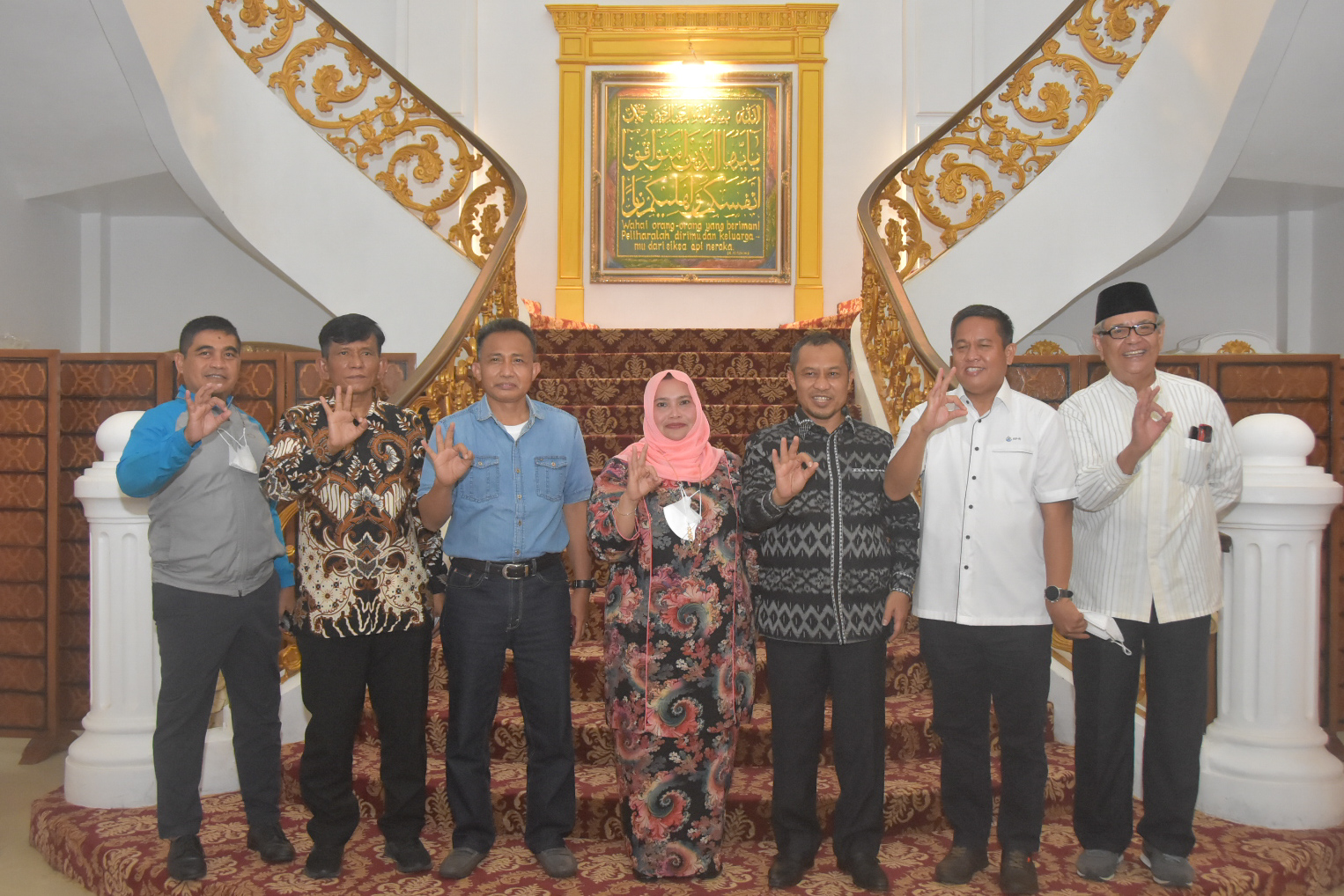 Kunjungan ke Rupat dan Bengkalis, Bupati Jamu Tim Kemenko Polhukam dan KKP RI